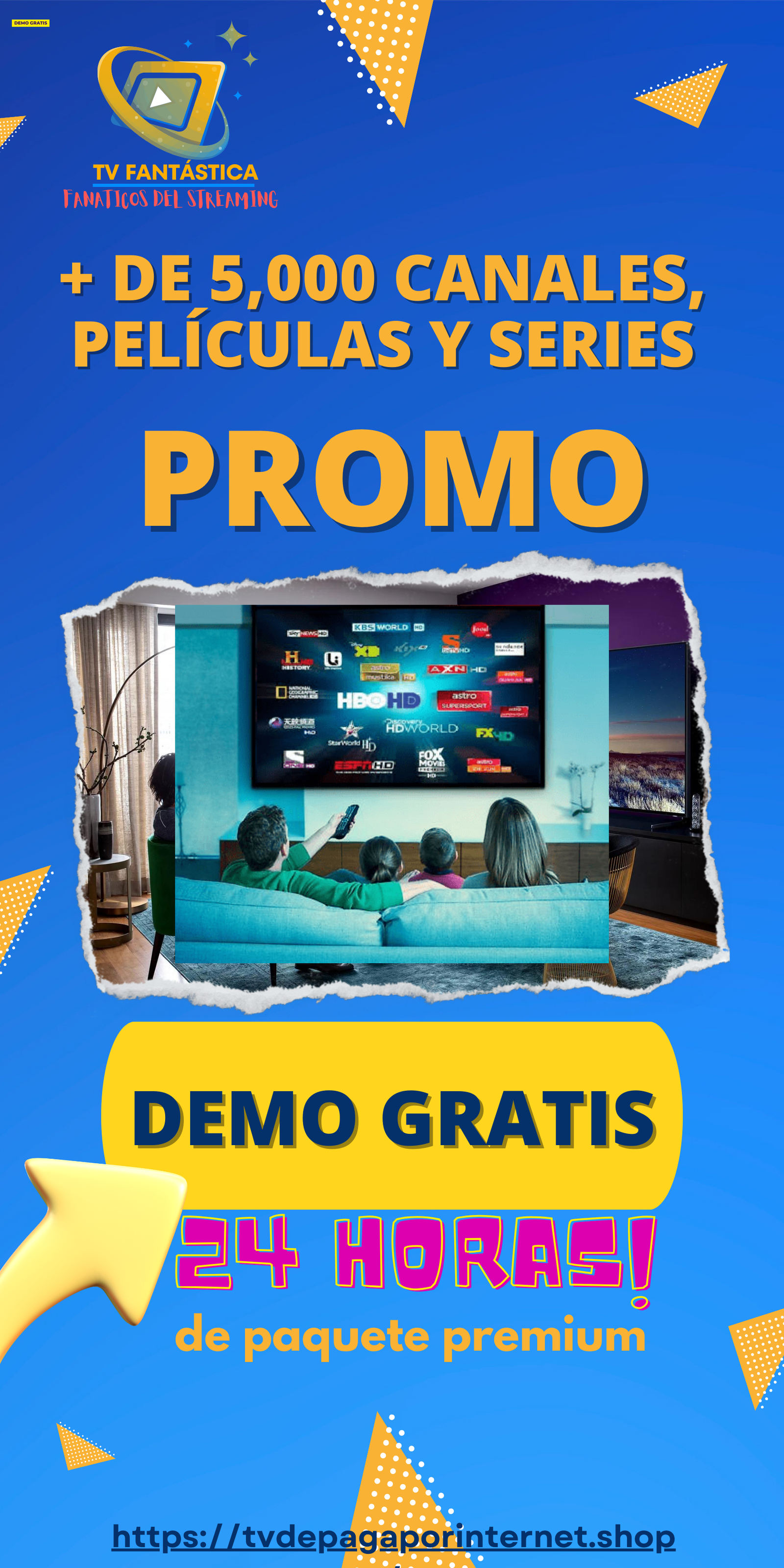 Blue and Yellow Modern Grand Opening Promo Banner Portrait (2)